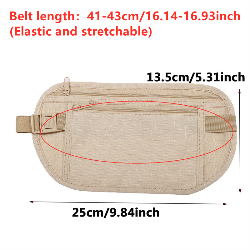 حقيبة خصر مخفية مضادة للسرقة،  - مراجعة Sack Race Bag وسعره
