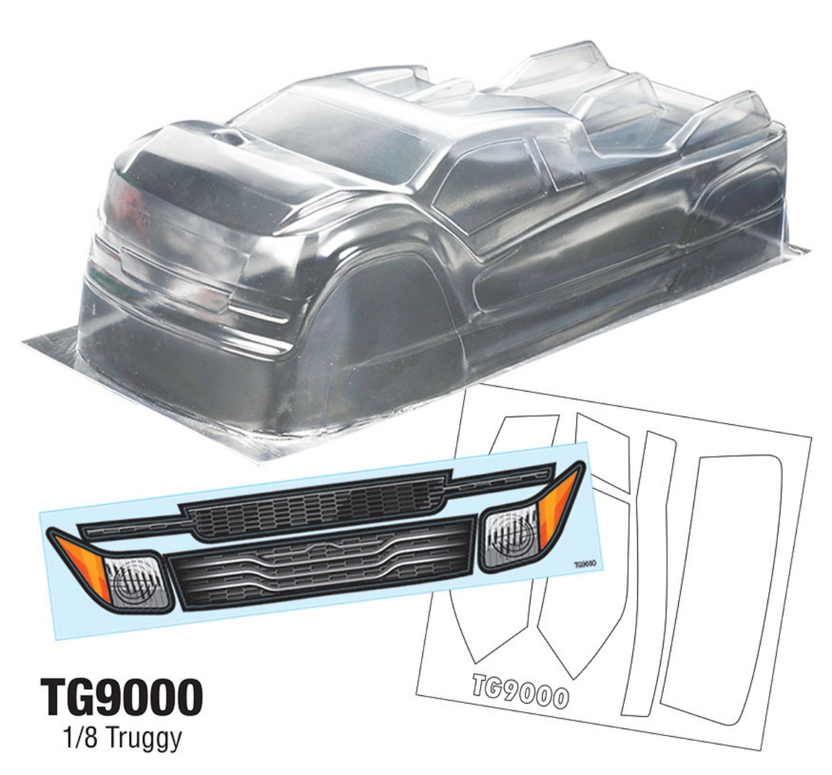 هيكل سيارة تروجي TG9000 1/8 من - مراجعة Tamiya Model Paint Set وسعره
